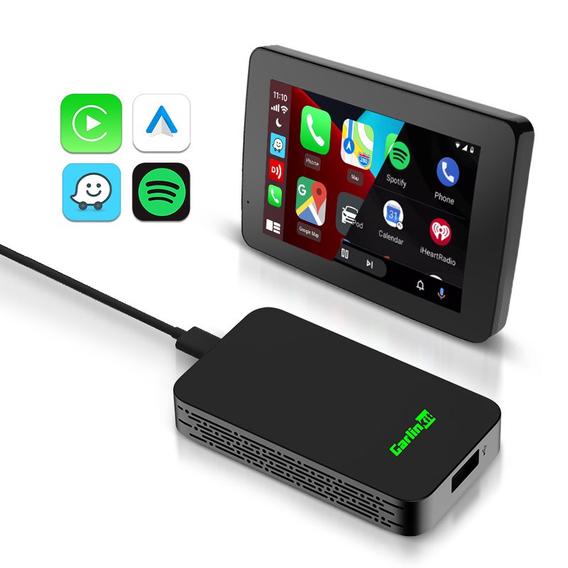 New carlinkit Ai Box Carplay Android Auto 2 in 1 Adapter Box Car Smart Module Portable Usb Stereo Universal Carplay Car